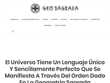 Tablet Screenshot of geosagrada.com